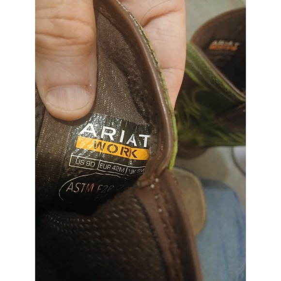 Ariat WorkHog Men's Boot, Size 9D - Bruin Brown - Picture 5 of 11